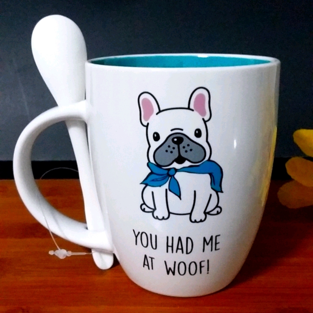 1PC Beautiful White Ceramic Coffee Mug